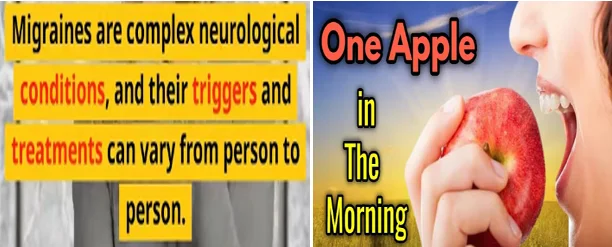 Apple for migraine empty stomach