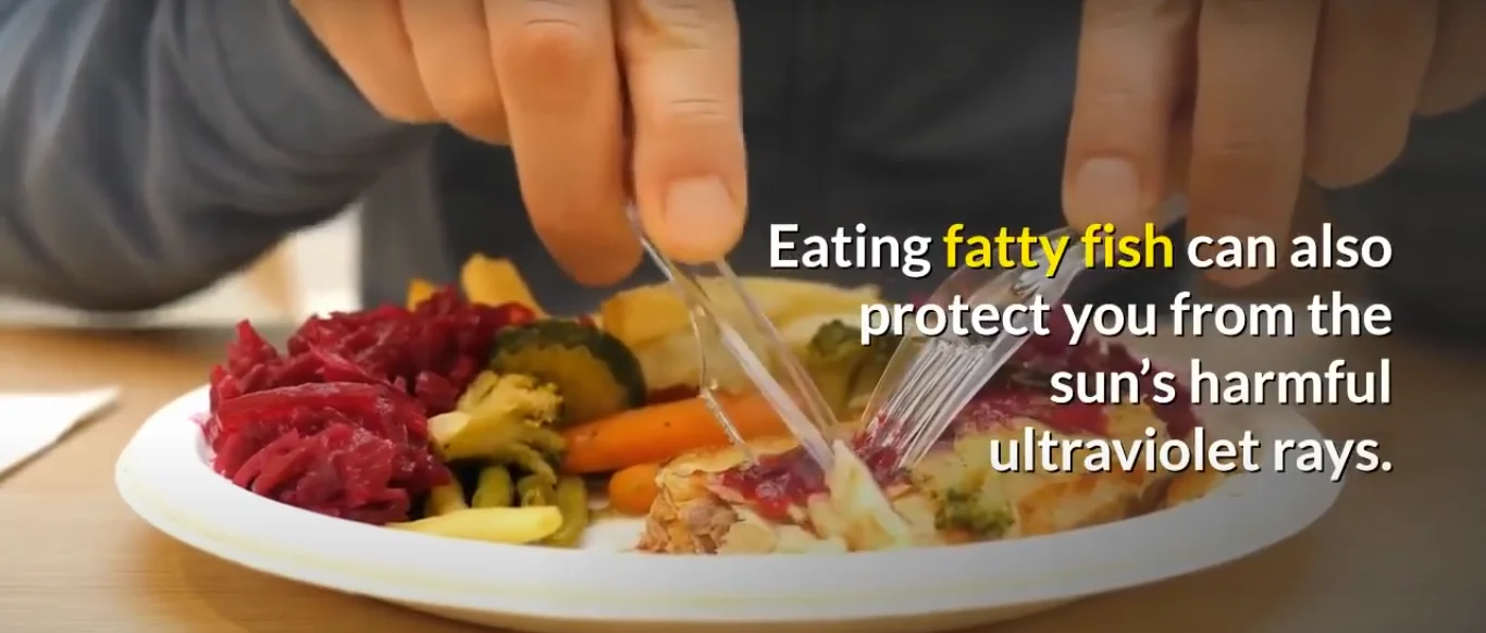 Fatty fish salmon skin health