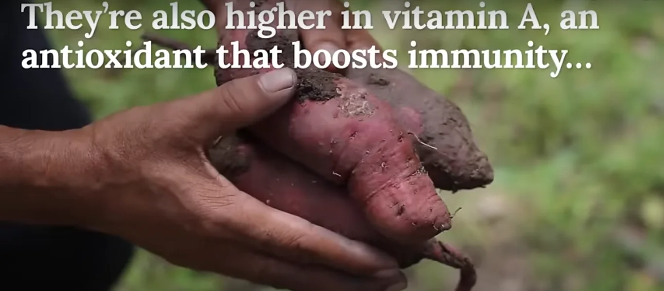 Sweet potato keto skin food