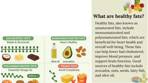 Choosing Healthy Over Unhealthy Fats Image