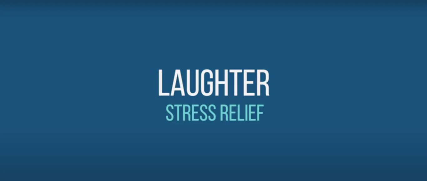 Watching funny videos laughter stress relief