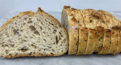 Organic whole wheat bread