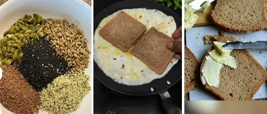 Sprouted grain bread alternative