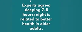 7.5-8.5 hours sleep