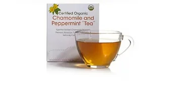 Herbal tea chamomile peppermint