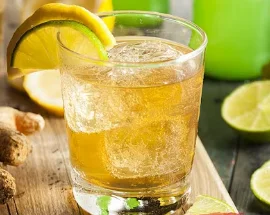 Lemon ginger water for gut health