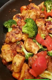 Light dinner grilled chicken