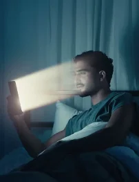 No screen time before bed