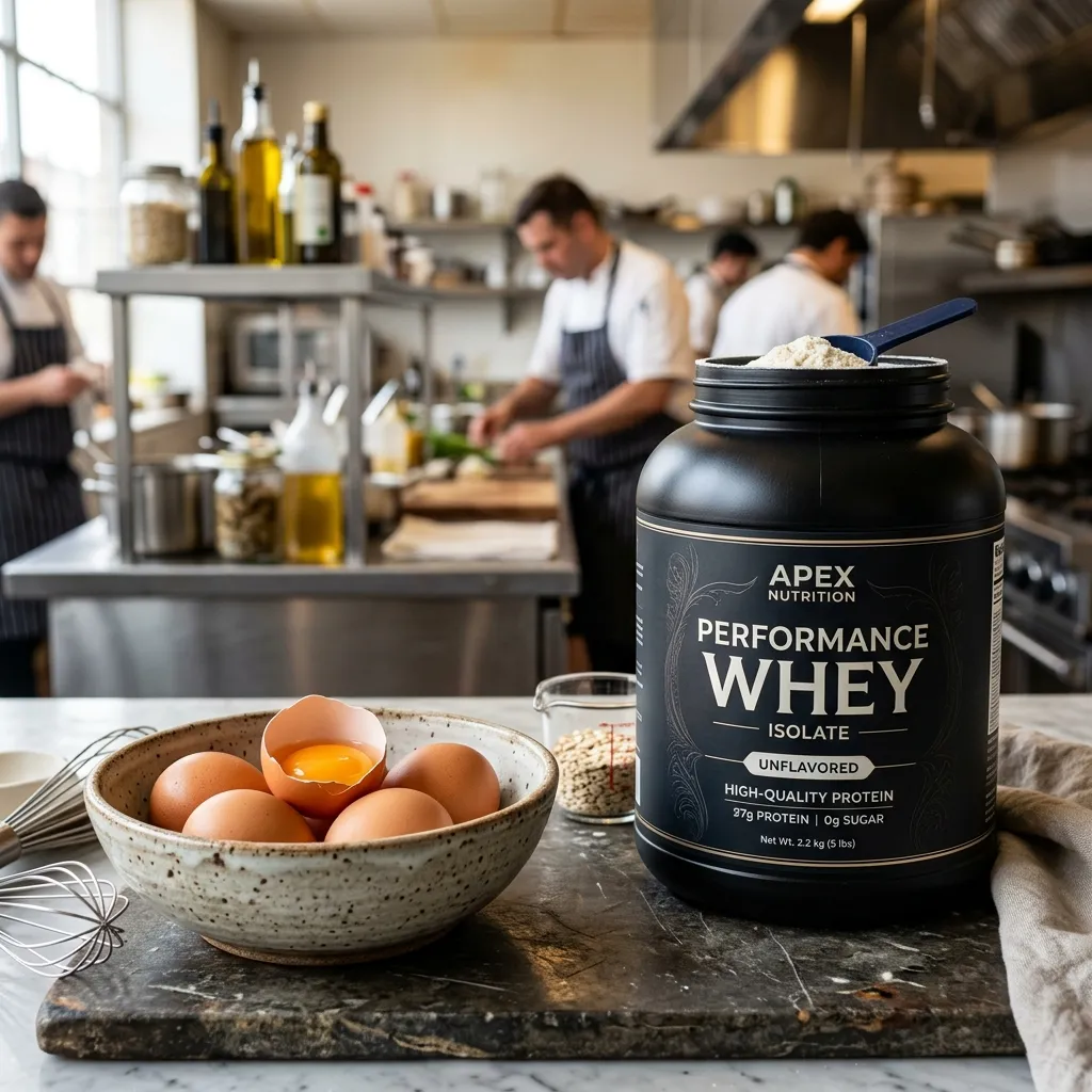 Leucine rich foods and whey protein isolate to trigger muscle building in seniors