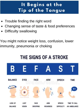 Word-finding trouble illustration