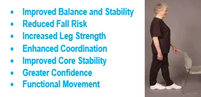 Tandem stance balance seniors