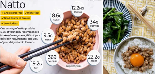 Vitamin K2 foods natto cheese