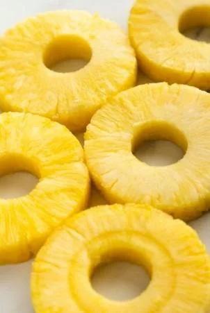 Pineapple with bromelain enzyme that breaks up phlegm
