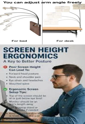 Screen distance eye health