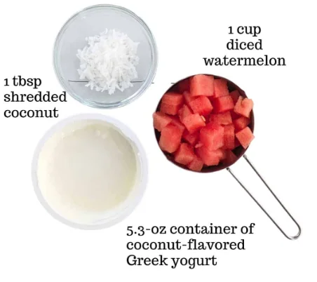 Greek yogurt watermelon