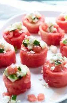 Watermelon afternoon snack
