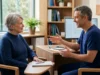 Older adult discussing GLP-1 treatment questions with a doctor