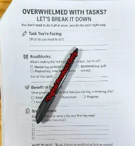 Journaling stress management