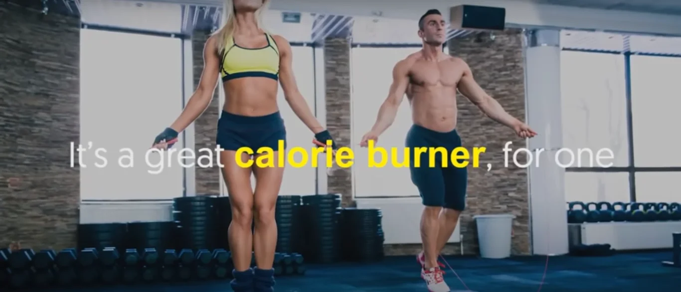 Skipping rope challenge for calorie burning and workplace fitness