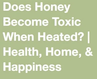 why never mix honey with hot water after 60 - illustration 2