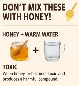 why never mix honey with hot water after 60 - illustration 8