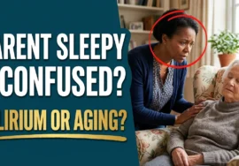 Parent sleepy and confused delirium or aging thumbnail