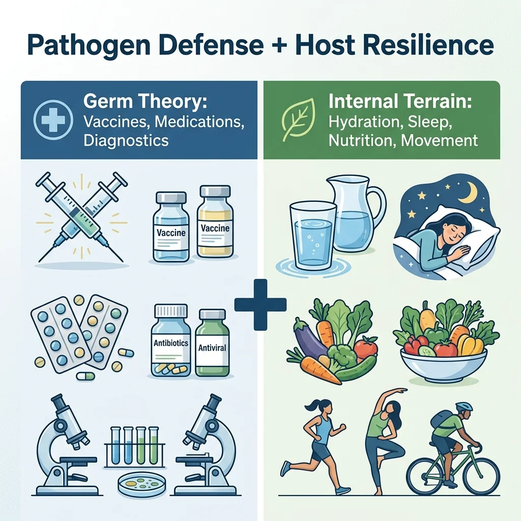 Internal terrain after 60 comparison chart for pathogen defense and host resilience