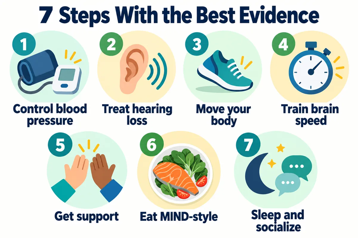Seven brain-health steps after 60 that work better than nootropics, from controlling blood pressure to sleeping well and socializing